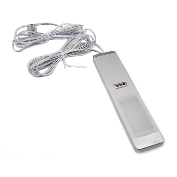 LED kastverlichting opbouwspot Lex - zilvergrijs met sensor