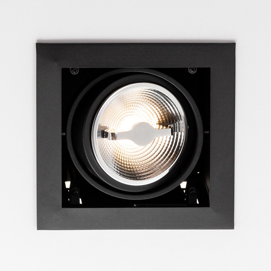 AR111 verstelbare inbouwspot Carter - zwart