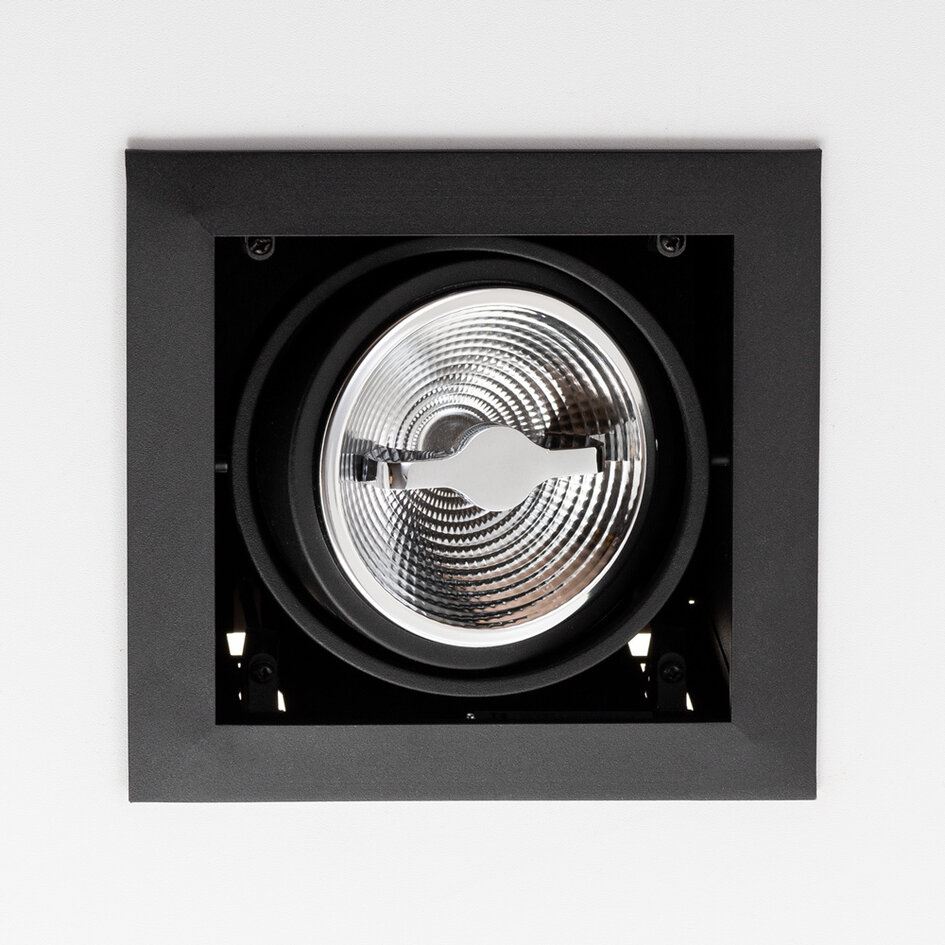 AR111 verstelbare inbouwspot Carter - zwart