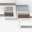 Design plafondlamp Porter 2-lichts met geïntegreerde LEDs, dimbaar