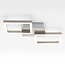 Design plafondlamp Porter 2-lichts met geïntegreerde LEDs, dimbaar