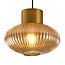 Hanglamp 3-lichts met amber glas - Imara