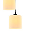 Hanglamp 3-lichts met melkwit glas - Kezia