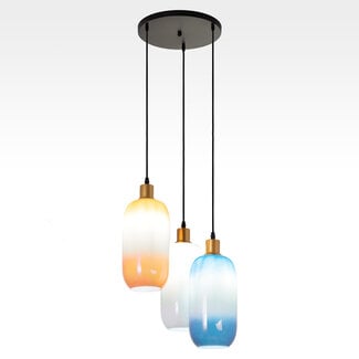 Hanglamp met kleurverloop in glas  - Anne