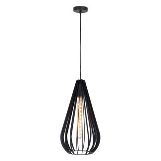 1-lichts hanglamp Gabbia - zwart