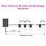 Solar lichtsnoer 20 meter met 20 of 25 lampjes, 6W zonnepaneel