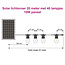 Solar lichtsnoer 20 meter 40 lampjes, 10W zonnepaneel