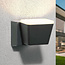 Buitenwandlamp Chester - zwart, verstelbaar