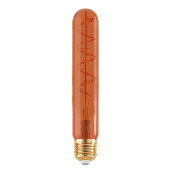 E27 buislamp LED dimbaar koper spiraal 4 watt (1600K)