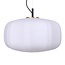 Hanglamp Kozma met wit glas en meerdere hoeken