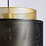 Hanglamp Lauren in zwart met goud
