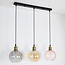 Hanglamp Lotte met drie kleuren glas