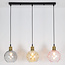 Hanglamp Lotte met drie kleuren glas