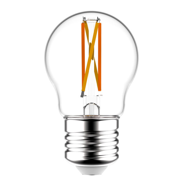 E27 filamentlamp LED dim-to-warm 4,5 watt, 45 mm (2700-2200K)