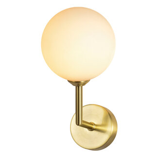 Wandlamp goud - Runda