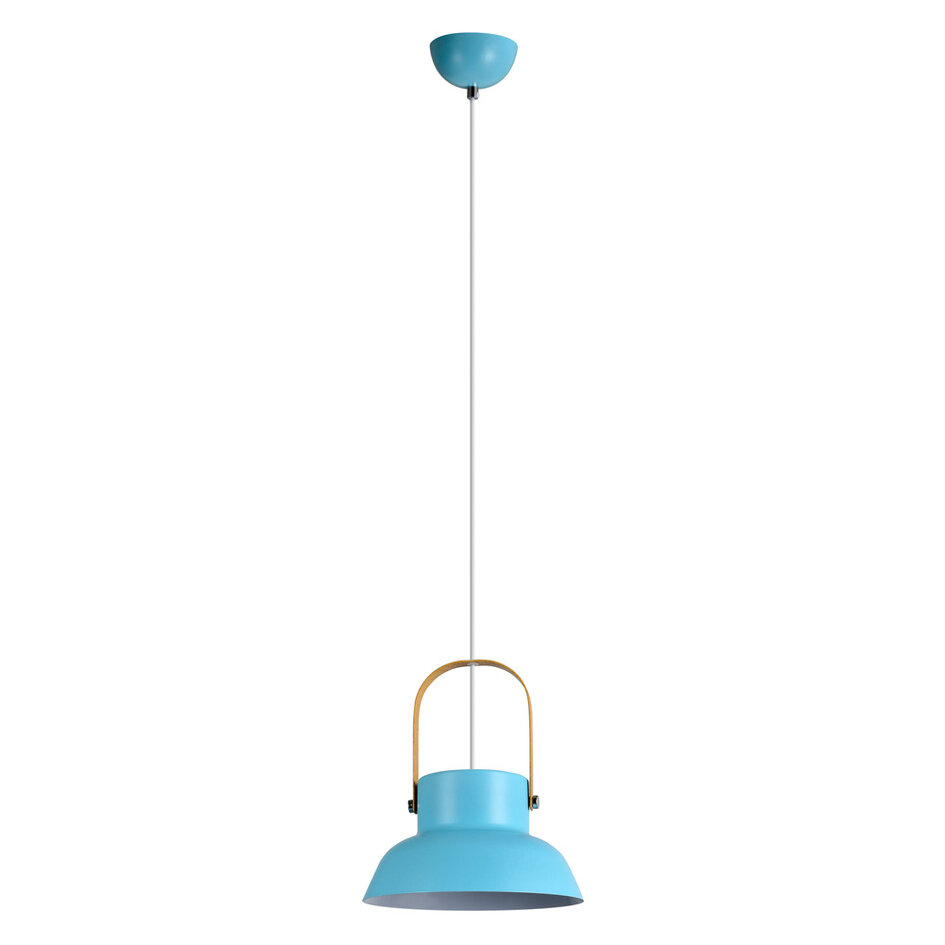 Industriële hanglamp lichtblauw - Modra