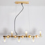 Luxe hanglamp  16-lichts met transparant glas  - Sunita