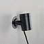 Kantelbare buitenwandlamp - zwart