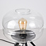 Moderne tafellamp Joah met transparant glas