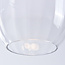 3-staps dimbare hanglamp Isra - transparant glas
