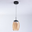 Hanglamp Novi - 3-staps dimbaar en amber glas