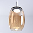 Hanglamp Novi - 3-staps dimbaar en amber glas