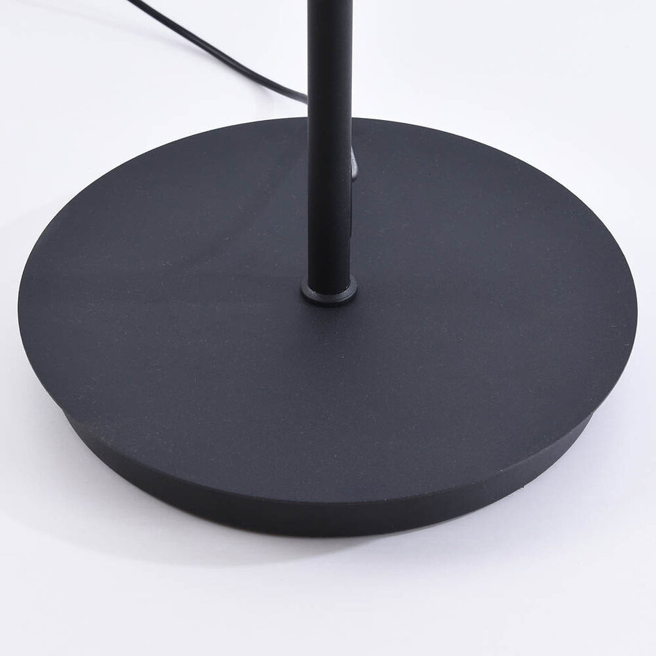 Vloerlamp 3-staps dimbaar en smoke glas - Noelle