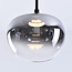 Hanglamp Florine van rookglas met verloop en 3-staps dimbare LEDs