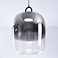 Hanglamp van rookglas met verloop en 3-staps dimbare LEDs - Melody