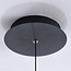 Hanglamp van rookglas met verloop en 3-staps dimbare LEDs - Melody