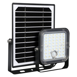 10W solar LED floodlight voor buiten met sensor - Calem