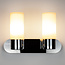 Eigentijdse badkamerwandlamp Estera met chroom, IP44