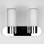 Eigentijdse badkamerwandlamp Estera met chroom, IP44