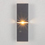 Moderne wandlamp Zev in zwart met goud