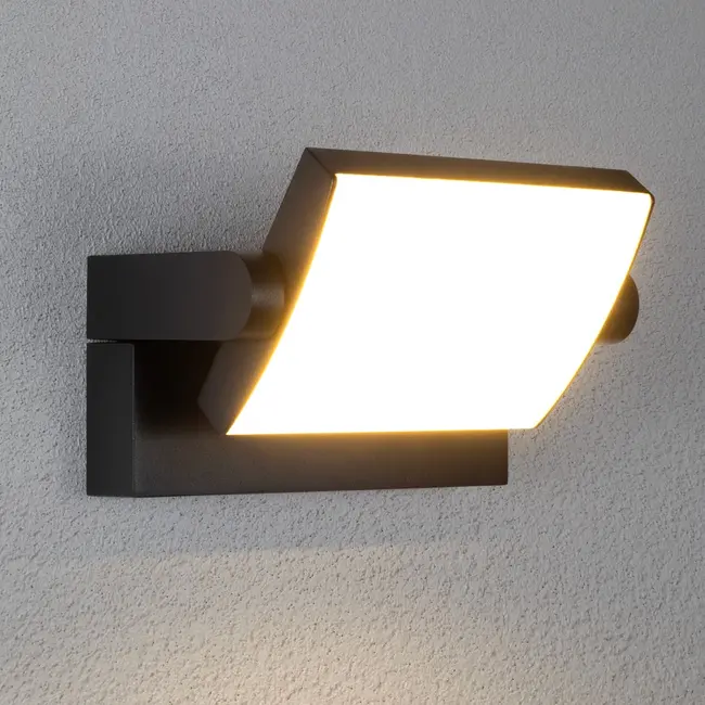 Verstelbare wandlamp Berlin - zwart