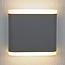 Platte buitenwandlamp Arianna - grijs 6W