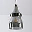 1-lichts hanglamp Trinidad - smoke glas smalle bol