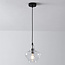 1-lichts hanglamp Trinidad - transparant glas