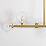 Hanglamp Aster - goud met transparant glas