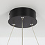 Design hanglamp Cercle in zwart met dimbare LED-ringen