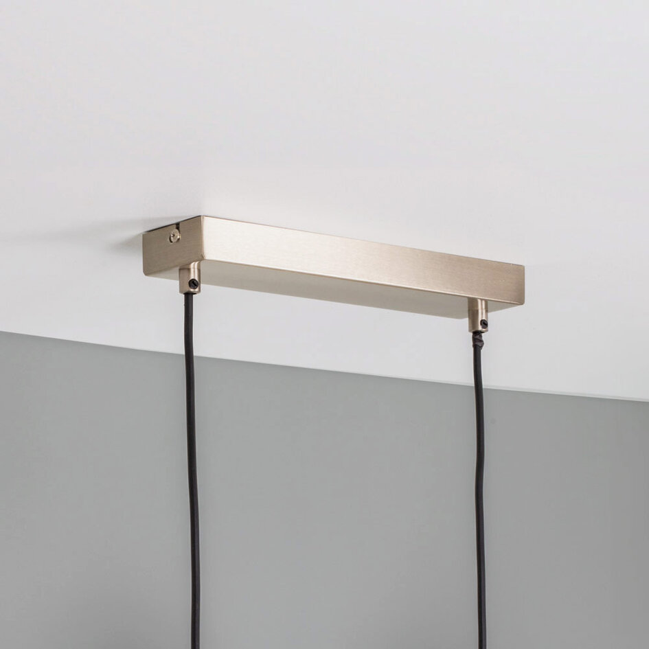 Luxe hanglamp met melkwit glas - Syv