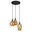 Design hanglamp met egaal amber glas - Verona