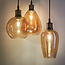 Design hanglamp met egaal amber glas - Verona