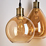Design hanglamp met egaal amber glas - Verona