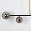 Design hanglamp Davy 4-lichts met glazen bollen