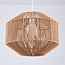 Bohemian hanglamp Papel - handgevlochten touw