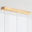 3-lichts hanglamp Rosie - groene kappen met hout
