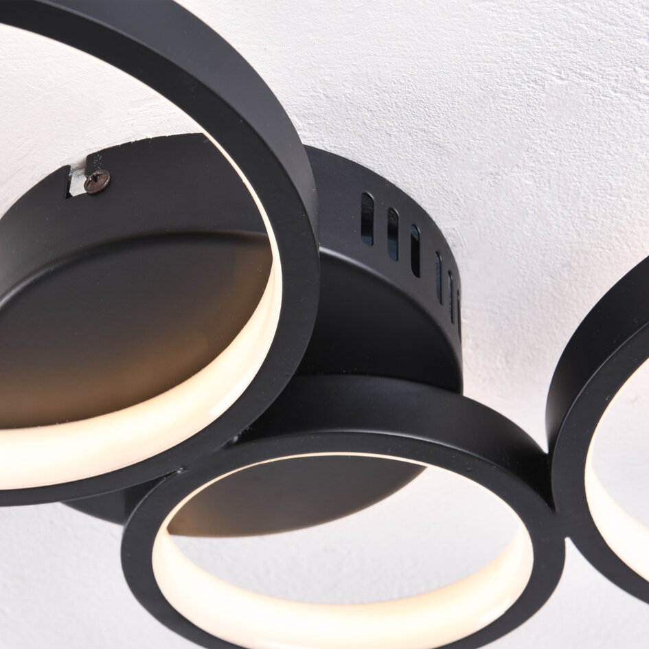 Moderne plafondlamp incl. 3-staps dim - Lynn