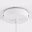Moderne houten hanglamp Itami - open kap met houten spijlen