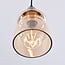 Hanglamp Trinidad met amber glas - variant 2